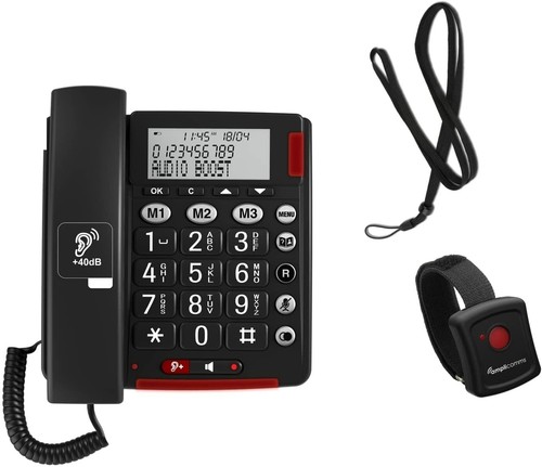 Telefono sos anziani display - anziani,