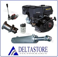 SPACCALEGNA 10 TON KIT IDRAULICO MOTORE 4T 9HP OLEODINAMICA DELTASTORE  