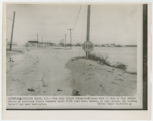 Carolina beach hurricane - beach,, nc