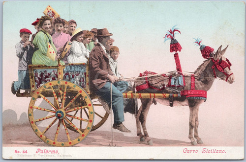 Palermo vintage postcard - palermo,