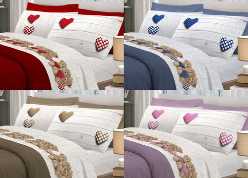 Set completo lenzuola 100 - in, 100%