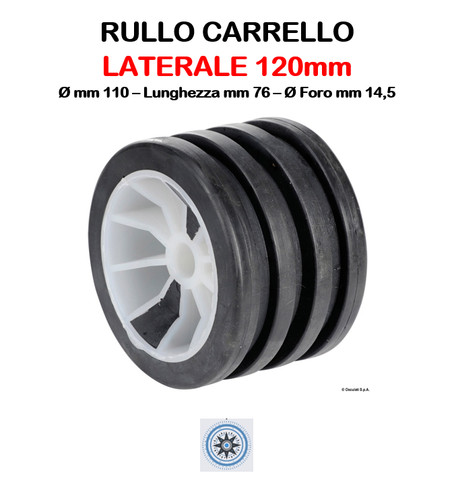 Rullo laterale ricambio - laterale, per