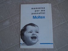 VECCHIO DEPLIANT BROCHURE PANNOLINI MOLTEX CAMELIA - VINTAGE ANNI '60