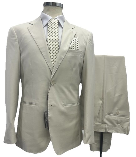 Abito uomo made italy beige - in,