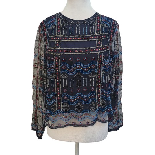 Blusa zara taglia blu navy - taglia,