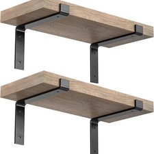 Set 4 Staffe Scaffale Nero