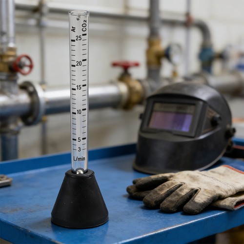 Gas meter tester for welder - for,