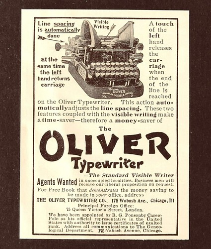 1904 oliver macchina - macchina, da