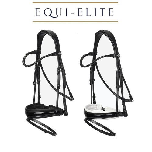 Briglia dressage vernice - briglia, in