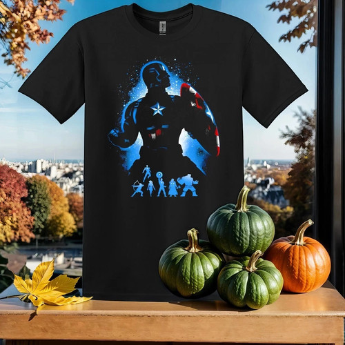 Shirt retrò marvel avengers - t-shirt,