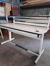 SCRIVANIA per elettronica  CON DOPPIO RIPIANO