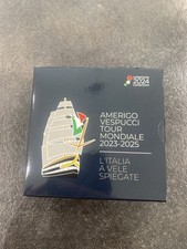 ITALIA 2024 NAVE AMERIGO VESPUCCI MARINA MILITARE MONETA 5 EURO ARGENTO PROOF