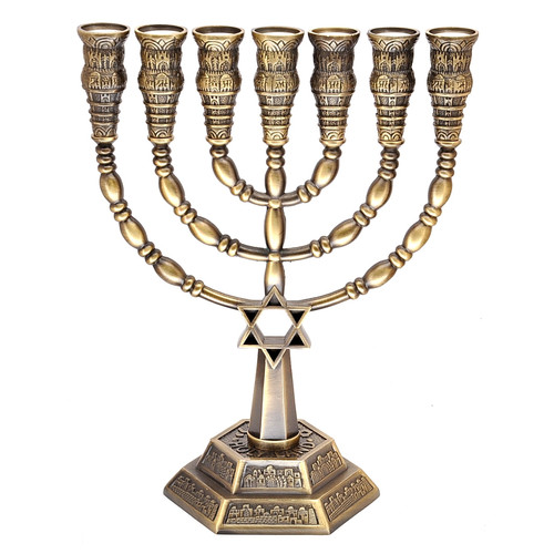 Grande menorah autentica - , con