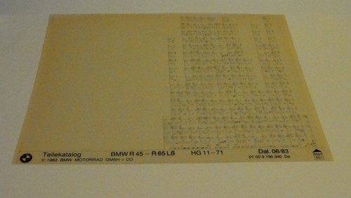 Microfiche catalogo ricambi - catalogo,