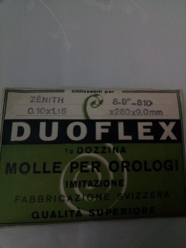 Molla carica zenith - di,