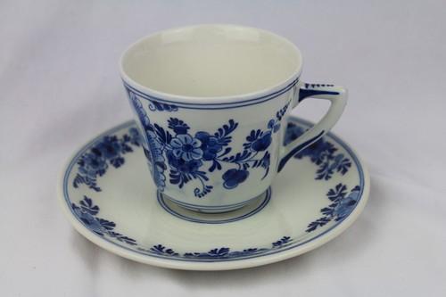 Tazza piattino royal delft - tazza,