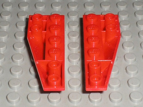 Lego red wedge - wedge, ref