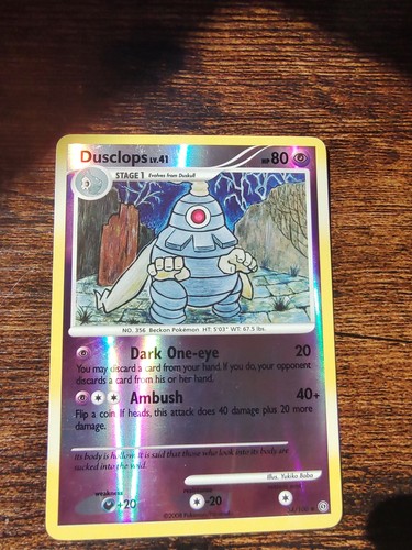 Carta pokemon dusclops 100 - pokemon, 34/100