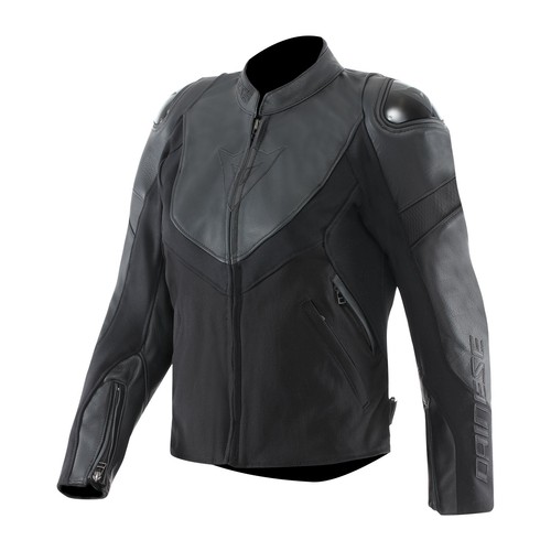 Giacca pelle moto - in,