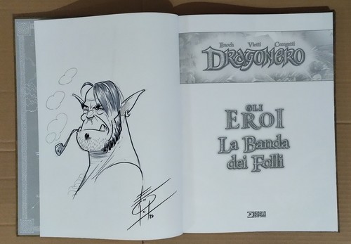 Dragonero variant con disegno - variant,