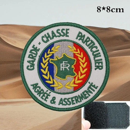 écusson brodé garde chasse - brodé, garde-chasse