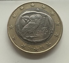 ⭐️??1€ Euro Grecia 2008 Circolato ⭐️