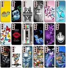 Custodia cover per SAMSUNG GALAXY S21 / PLUS / ULTRA / FE in tpu morbida Fant LN
