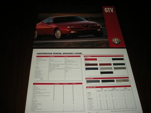 Alfa romeo rara brochure - romeo,