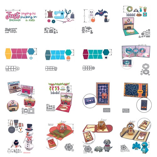 Natale pop box metallo - up,