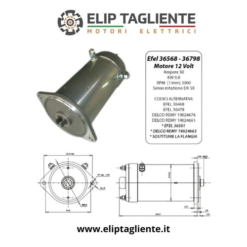 Efel 36798 36568 12v - 36798, 0,8kw