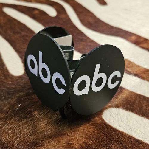 Bandiera microfono rete abc - tv,