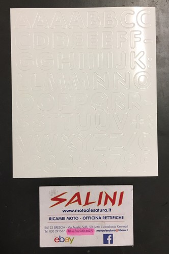 Adesivo lettere letterine - adesivo,