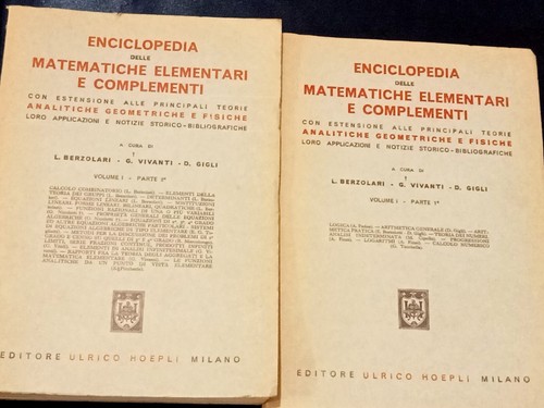 Enciclopedia delle matematiche - enciclopedia,