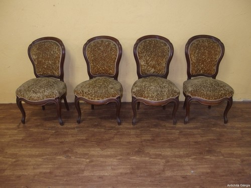 Poltroncine in mogano - poltroncine,