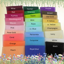Tulle 54" wide in 28 colors
