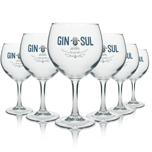 Bicchieri gin sul - 6, vetro