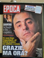 EPOCA 1993 Alba PARIETTI Lorella CUCCARINI DE NIRO Naomi CAMPBELL SPIELBERG