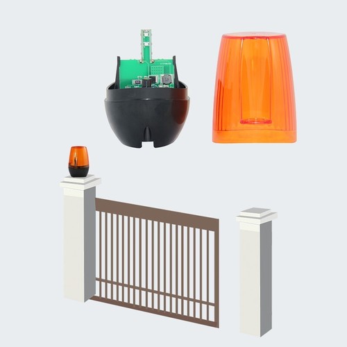 Luce avvertimento per - di,