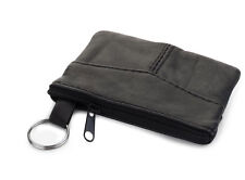 PORTACHIAVI PORTATELECOMANDO AUTO IN PELLE NERA