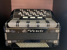 VERDE FISARMONICA 4/5 CROMATICA MUSETTE USATA OTTIME CONDIZIONI !!