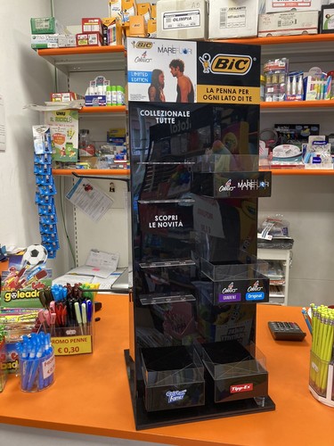 Espositore bic banco - espositore, da