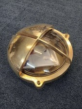 Lampada tonda in ottone
