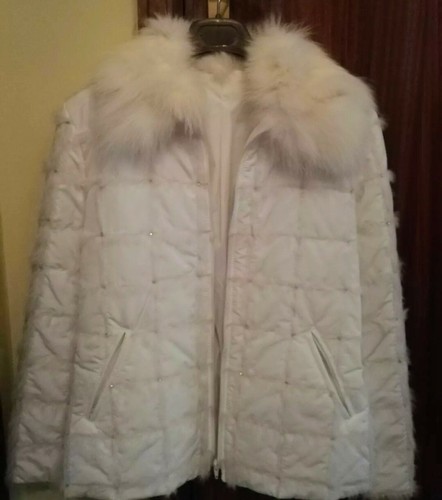 Piumino donna bianco con