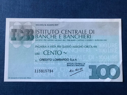 Miniassegno collezione - miniassegno, collezione-