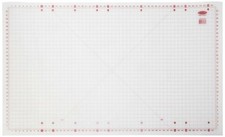 Sullivans Tappetino da Taglio 36"x59" per Tavolo Hobby Casa, Bianco