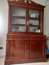 Credenza Antica Noce Lucidato