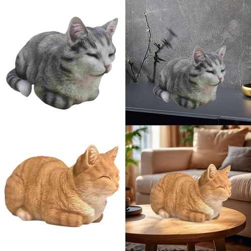 Statua gatto addormentato - di,
