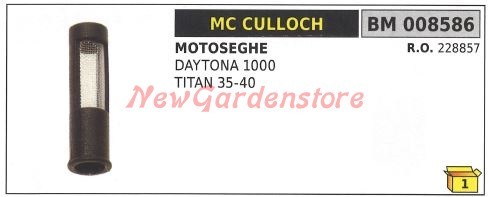 Filtro olio culloch per - mc,
