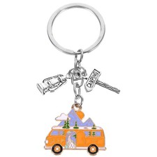  Piccolo portachiavi borsa portachiavi da appendere camper portachiavi borsa vintage