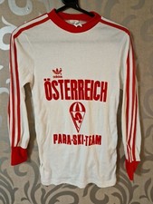 Retro Austria Nazionale Para Ski Team anni 80 ADIDAS maglia donna taglia 50/52 S